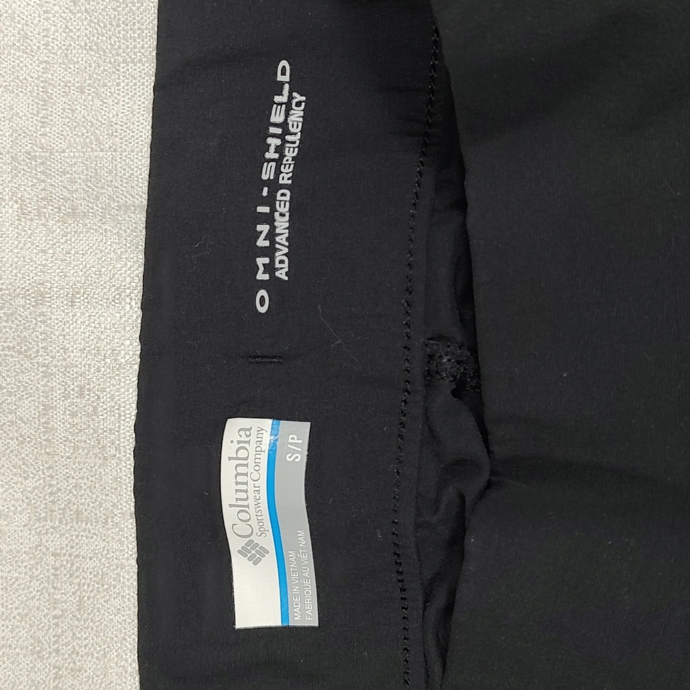 Columbia Omni-Shield Black Stretch Drawstring Hiking Pants Size Small/Petite - Picture 4 of 8